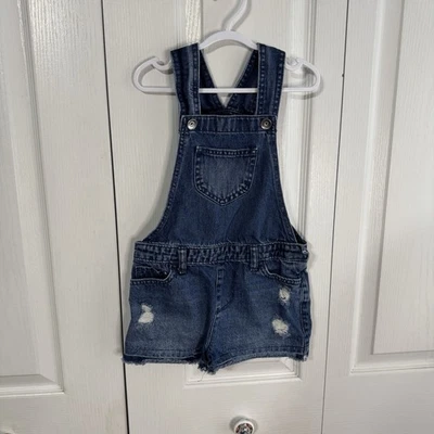 Mono corto de mezclilla azul Place para niños talla 5 Cottage Western  Foto 1 de 4