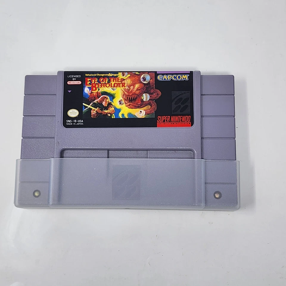 Dungeons & Dragons Eye of the Beholder (Super Nintendo SNES) AUTHENTIC & TESTED  - Image 1 of 4