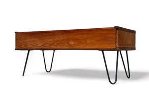 TEAK BEAVER AND TAPLEY COUCHTISCH MEDIENSCHRANK MID CENTURY RETRO UM 1960 - Bild 1 von 3