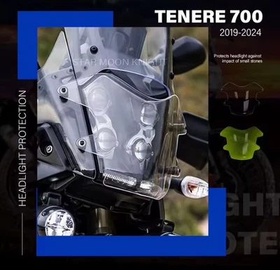PROTEZIONE FARO YAMAHA TENERE 2019-2024 TRASPARENTE - Imagen 1 de 2