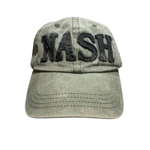 Nashville Strapback Hat Green Adjustable Embroidered Unisex Cap - Picture 1 of 5
