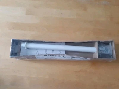 1 Ikea Pax Komplement 402.569.04  Kleiderstange Gardrobe Ausziehbar Weiß NEU  - Bild 1 von 4