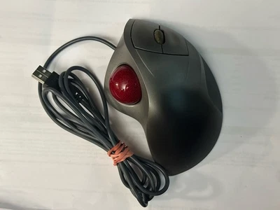 Logitech T-BB18 Trackman Wheel USB Trackball Mouse - Tested - Working - Image 1 of 3