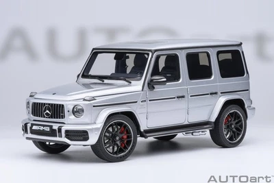 Mercedes AMG G63 2019 Iridium Argent Modèle Auto 1:18 Autoart - Photo 1/4
