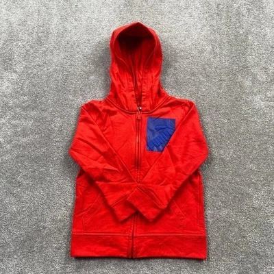 Sudadera con Capucha Puma Niños Cremallera Completa Rojo Azul Gráfico Niño Pequeño Talla 4 Foto 1 de 4