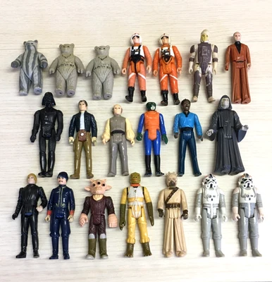 Vintage 1977-1984 Star Wars Lot of 20 Action Figures Tusken Raider AT-AT Driver - Image 1 of 4