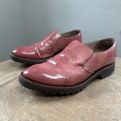 Mocasín Brunello Cucinelli charol rosa para mujer *suela Vibram de 8,5 orejetas LEER Foto 1 de 4