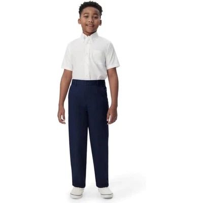 French Toast Boys Size 14 Relaxed Navy Blue Straight Fit School Uniform Pants - Image 1 of 4