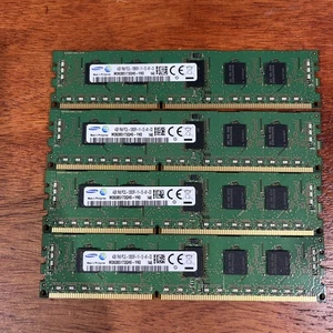 16GB (4x4GB) Samsung M393B5173QH0-YK0 PC3L 12800R 1Rx8 Memory Dimm - Picture 1 of 2