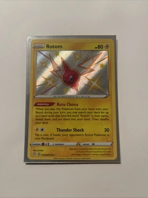 Pokémon TCG Rotom Shining Fates Holo Rare Card SV038/SV122 Near Mint Condition - Image 1 of 4