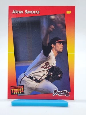1992 Donruss Triple Play - #172 John Smoltz - Image 1 of 2