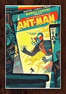 Comic Version Ant-Man Animated Limited Edition Art Giclee Print - Picture 1 of 1