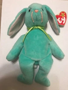 TY BEANIE BABY HIPPITY THE RABBIT RARE RETIRED WITH ERRORS - Picture 1 of 7