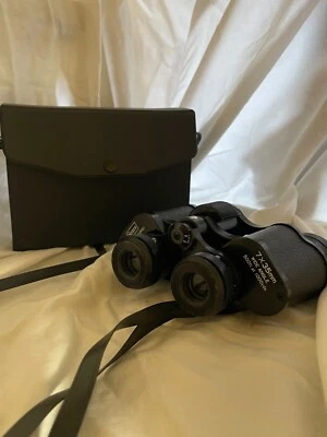 Vintage SEARS Binoculars 7x35mm Coated Optic Wide Angle & Case - Image 1 of 3