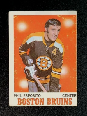 1970-71 Topps Phil Esposito #11 Bruins VG No creases - Image 1 of 2