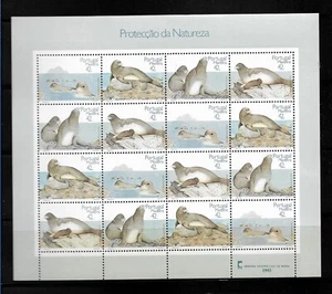 MADEIRA 1993, HOJA BLOQUE Ivert 164/67 - FOCAS MONJE. MNH. - Imagen 1 de 1