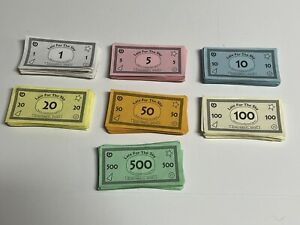 USC-opoly Board Game Replacement Pieces: Money Stack, Educational Money, Vintage