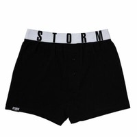 NEW MENS FUN NOVELTY UNDER ARREST THONG POUCH PANTS One Sz POLICE ROLEPLAY!