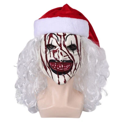 NEW Art the Clown Horror Mask Terrifier Helmet Halloween Party Costume Accessori - Image 1 of 4