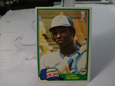 1981 Topps Baseball  #643 - Lloyd Moseby RC - Toronto Blue Jays  81-695 - Image 1 of 2