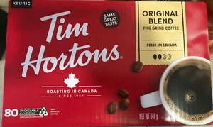 TIM HORTONS MEZCLA ORIGINAL TOSTADA MEDIA 80 CUENTAS K TAZA RÁPIDA Y SEGURA - Imagen 1 de 1