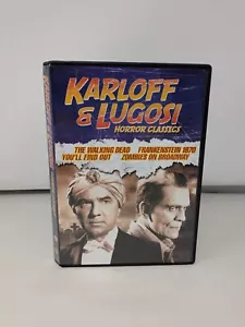 Karloff Lugosi Horror Classics (DVD, 2009, 2-Disc Set) - Imagen 1 de 4