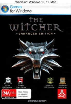 The Witcher: Enhanced Edition PC Mac Game 2008 Windows 10 11 - Image 1 of 2