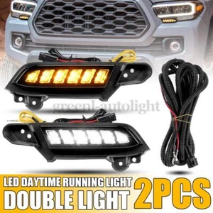 Luz de circulación diurna LED DRL luz antiniebla señal de giro para Toyota Tacoma 2016-2022 - Imagen 1 de 9