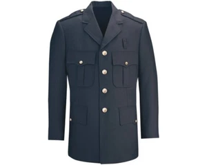 FLYING CROSS LEGEND MEN SINGLE BREASTED NAVY DRESS COAT SIZE 48 GOLD SHERIFF - Picture 1 of 4
