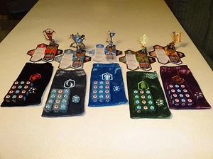 Heroscape - Wappen der Walküre - Komplettsatz 5 Fahnenträger - Bild 1 von 3