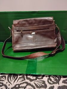 Leather Laptop Bag Brown - Hidesign
