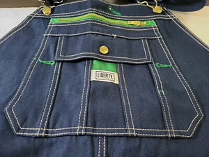 Liberty Men's Rugid Denim Bib Overalls NWT - Picture 1 of 10