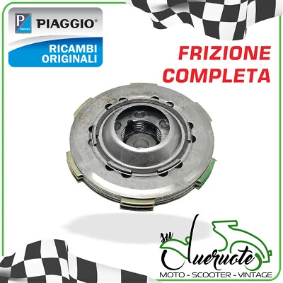 FRIZIONE APE 50 COMPLETA KIT SERIE A 3 DISCHI 6 MOLLE VESPA PK HP 125 FL PIAGGIO
