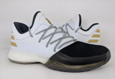 Adidas Harden Vol. 1 Youth Kids Basketball Shoe Boost White Black [BY3481] US:6 - Image 1 of 4