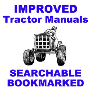 Allis Chalmers B Series GARDEN Tractors Repair MANUAL B1 B10 B12 B110 B112 + CD - Foto 1 di 3