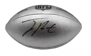 Joey Porter Jr. Autografiado Plateado "El Duque" Fútbol Steelers PSA/DNA 177459 - Imagen 1 de 5