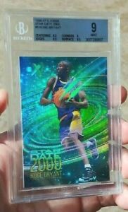 1996-97 E-X2000, Star Date 2000 #3 KOBE BRYANT Rookie, BGS 9 MINT! HALL OF FAMER