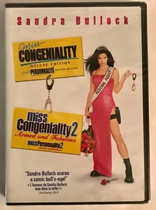 Miss Congeniality/Miss Congeniality 2 DVD 2009 Sandra Bullock Comedy Deluxe NEW! - Imagen 1 de 2