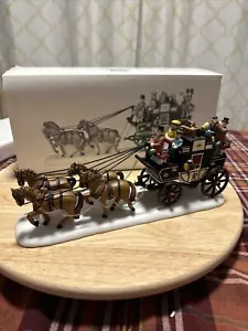 Dept 56 Heritage Christmas Village "Holiday Coach" with Box 5561-1 - Picture 1 of 10
