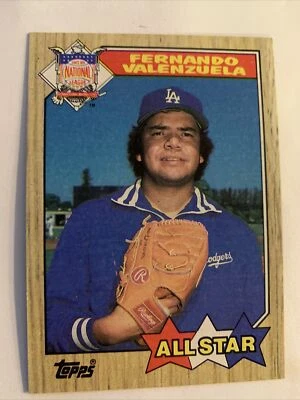 1987 Topps Baseball #604 Fernando Valenzuela Los Angeles All Star NmMt Free Ship - Image 1 of 2