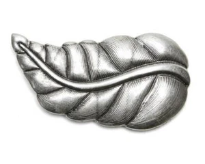 Schließe Buckle Gürtel-Schnalle Feather Wechselschließe Designer Schnallen - Picture 1 of 1