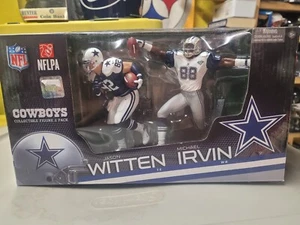 2tlg Box Set Dallas Cowboys McFarlane Figuren Neu Jason Witten, Michael Irvin - Bild 1 von 1