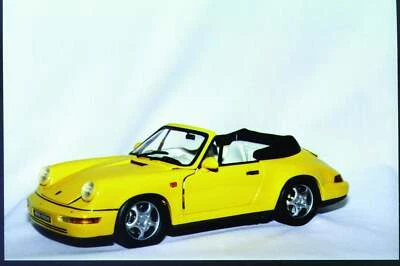 1:18 Anson Porsche 911 Carrera 4 Cabriolet yellow, red, silver, or green MIB - Image 1 of 4