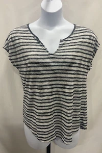 Old Navy ladies size M blouse with stripe print. - Picture 1 of 6