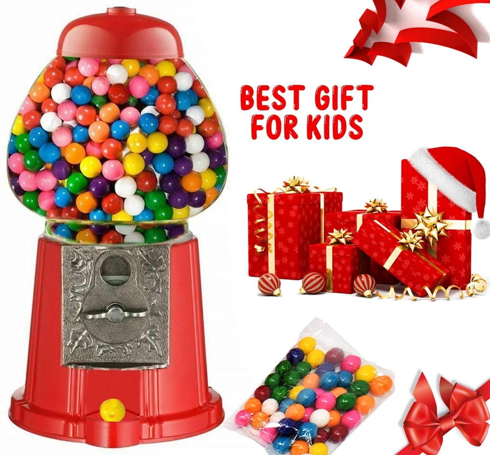 Gumball Machine – Bubble Gum Sweet Dispenser Mini Retro Candy Vending Vintage