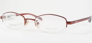 MaxMara MM 665 8G1 Rusty Red UNIQUE RARE EYEGLASSES GLASSES 50-20-135mm Italy - Picture 1 of 13