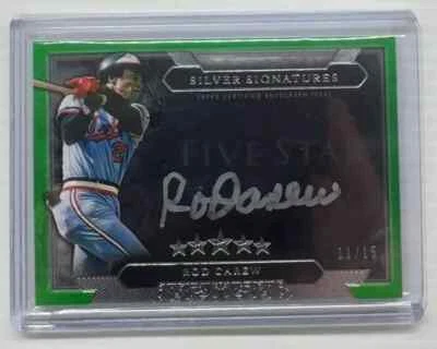 2020 Topps Five Star Rod Carew Silver Signatures Green Auto #11/15 Twins - Image 1 of 2