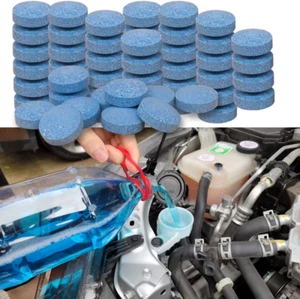 100 Car Windshield Washer Fluid Tablets - New Formula, Removes Stains, Clear Vis - Picture 1 of 11