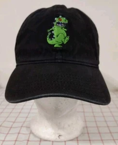 Nickelodeon Rugrats Reptar Cap Hat Black Youth Adjustable Strapback Embroidered  - Picture 1 of 6