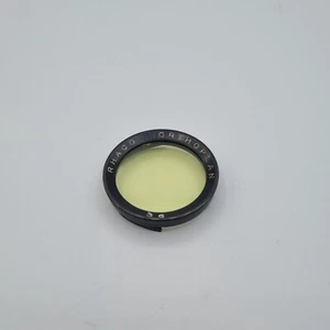 Rhaco Orthoplan 36 mm yellow push on filter vintage genuine #126 - Picture 1 of 3
